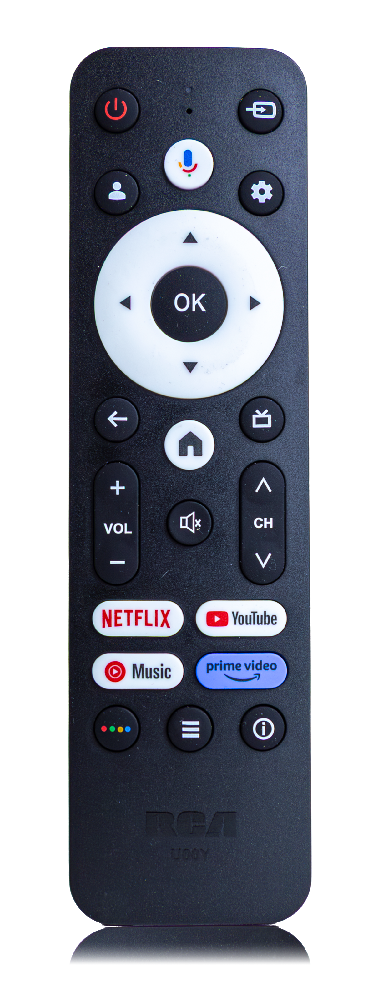 Official RCA Google TV Replacement Remote for Model TC-LE50K-GO2401